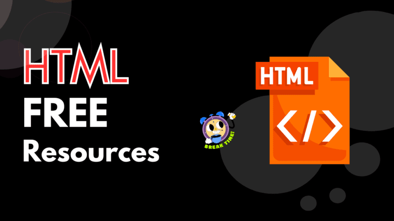 HTML free resources