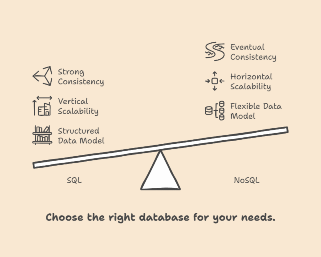 Difference between sql and nosql