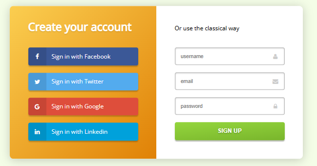 Simple login form