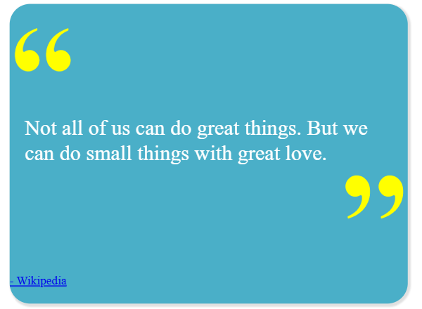 quote box design