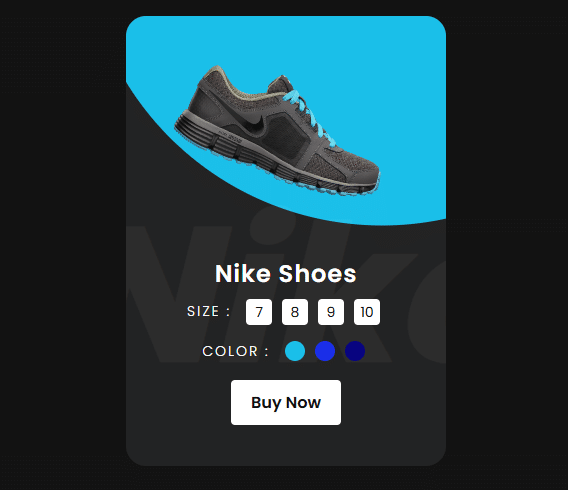 UI card design