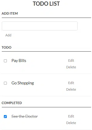 to do list using html css js