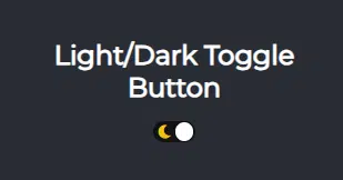 light dark toggle button 