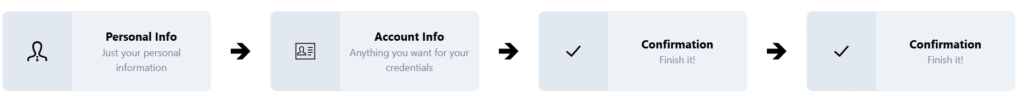 step progress bar