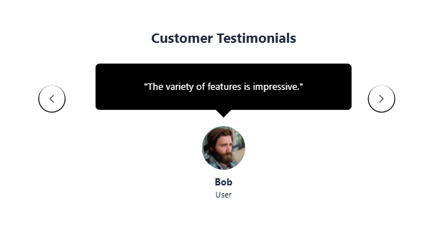 Testimonial slider