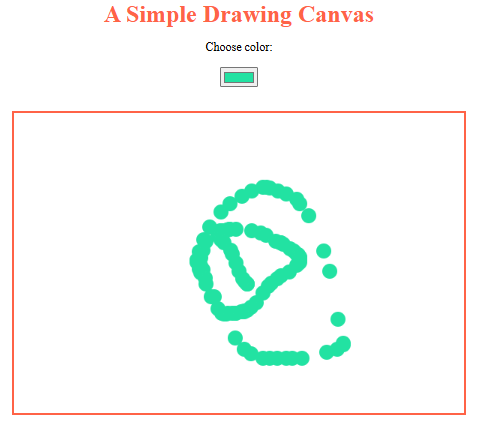 Simple Drawing Canvas