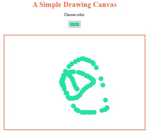 Simple Drawing Canvas 