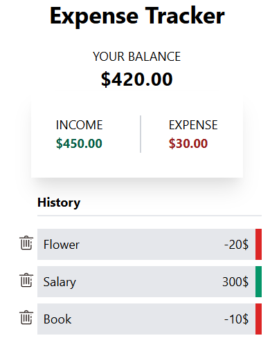Expense Tracker App