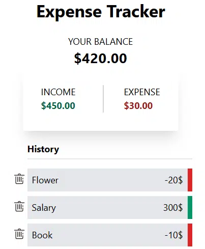Expense Tracker App