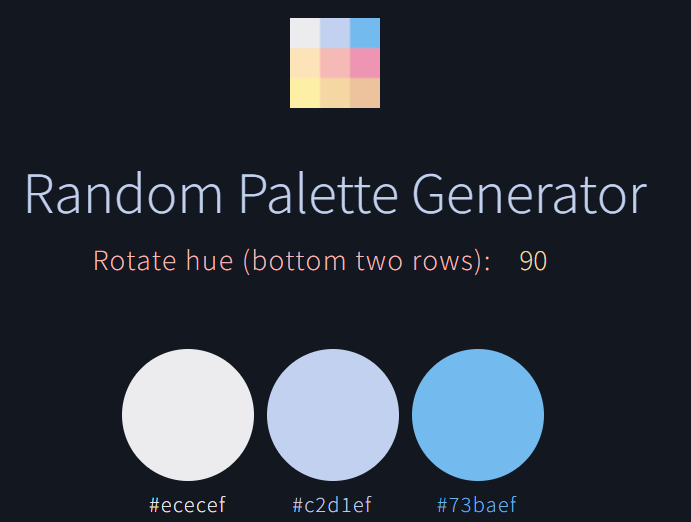 Color Palette Generator
