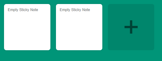 Sticky Notes App suing storage api