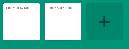Sticky Notes App suing storage api