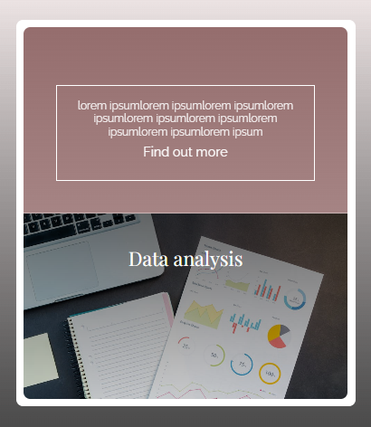Portfolio card hover effect