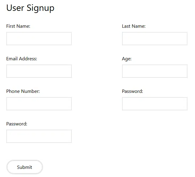 Form Validation App React, Formik, Yup  