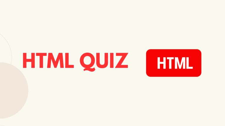 HTML quiz